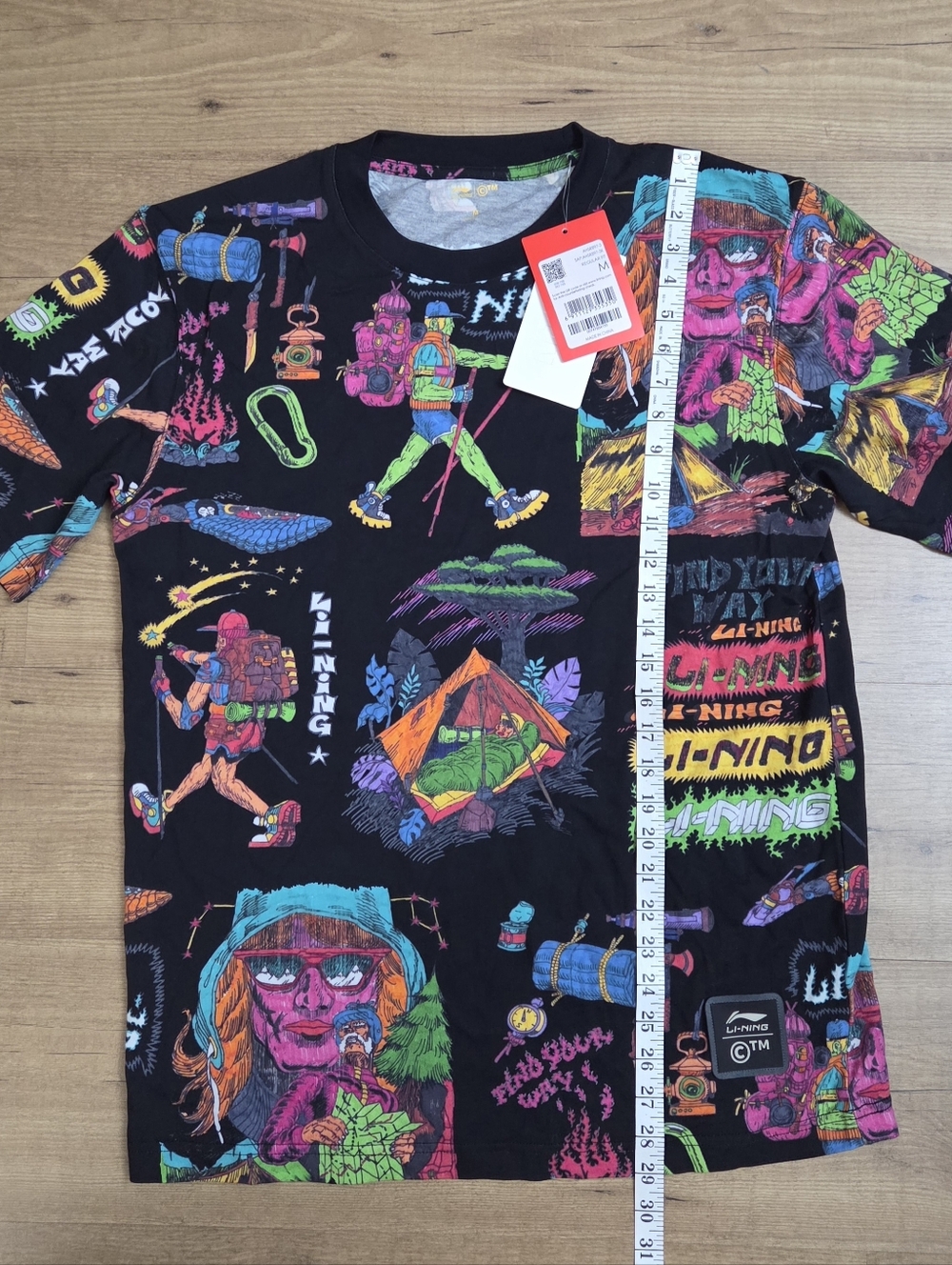 Chinatown x Li-Ning Shooting Stars AOP T-Shirt - Picture 15 of 15